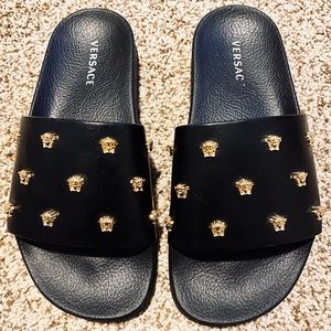 Versace Medusa head stud slides. Only worn a handful of times.